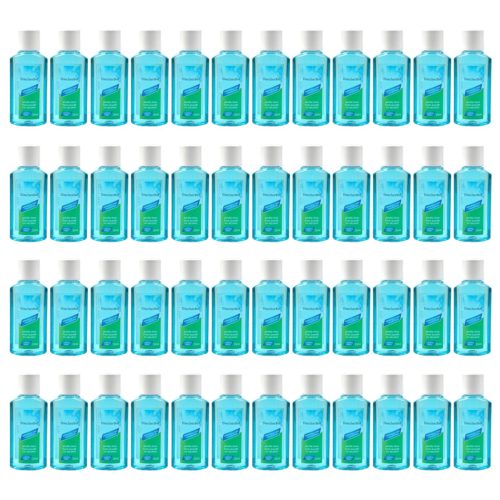 Mouthwash Travel Size Original Mint 35ml/1.2oz – 48 Pack | Portable Fresh Breath On The Go