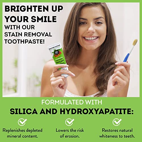 Mouthwatchers Whitening Fluoride-Free Toothpaste – Natural Mint Propolis (3 oz) | Dr. Plotka's