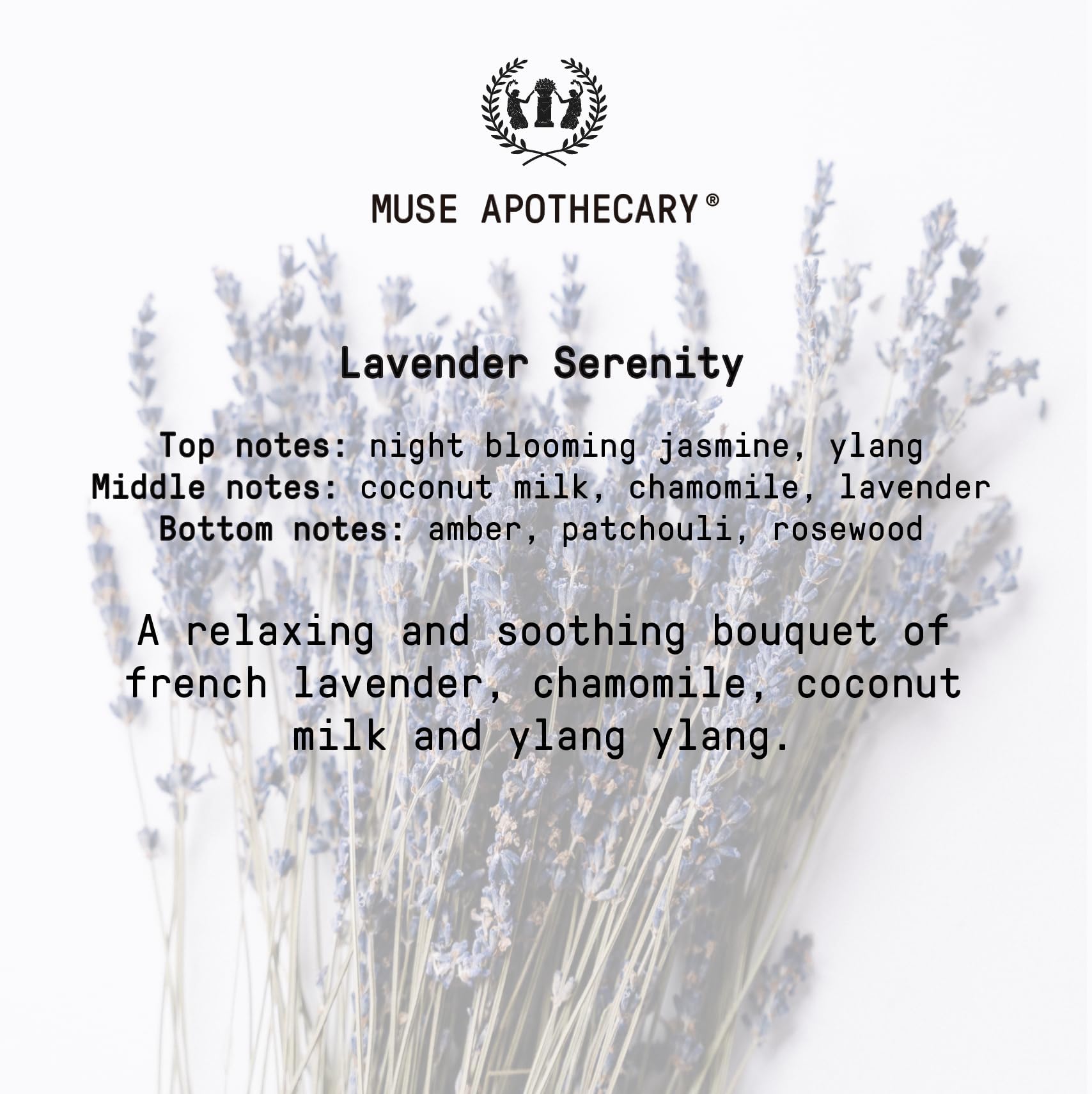 Muse Apothecary Linen Ritual – Aromatic Linen Spray for Bedding, Laundry & Fabric | Lavender Serenity