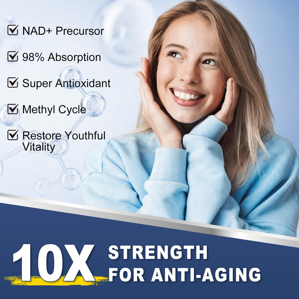 NAD Supplement Softgels 1700mg, Nad Supplements for Women & Men with Nicotinamide Riboside Quercetin Phytosome, Trans Resveratrol & TMG, Boost Energy & Anti-Aging Support 240-Count, 120 Days Supply