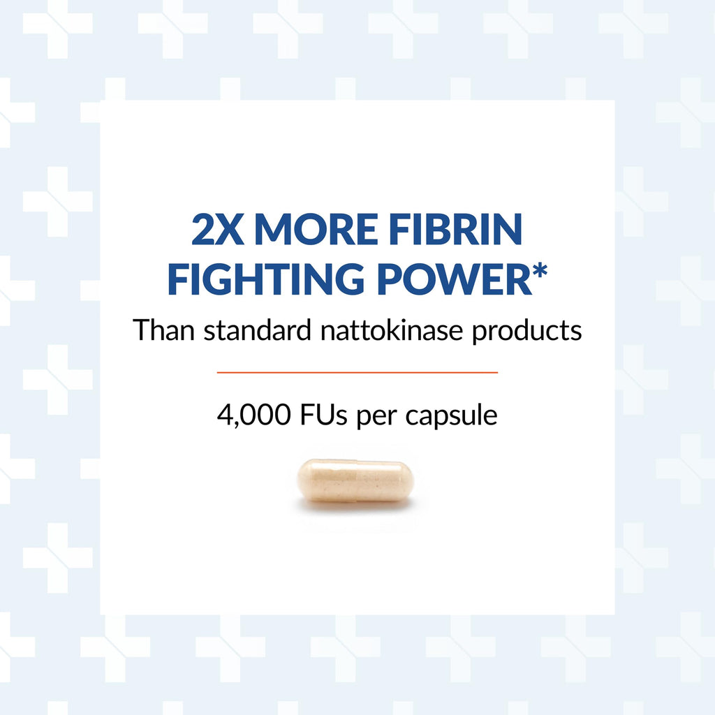Arthur Andrew Medical Nattovena - Pure Nattokinase, Double Strength 4,000 FUs, 90 Capsules