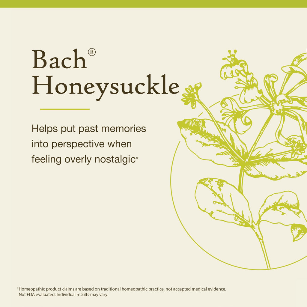 Bach Original Flower Remedies Honeysuckle – Emotional Balance (20mL)