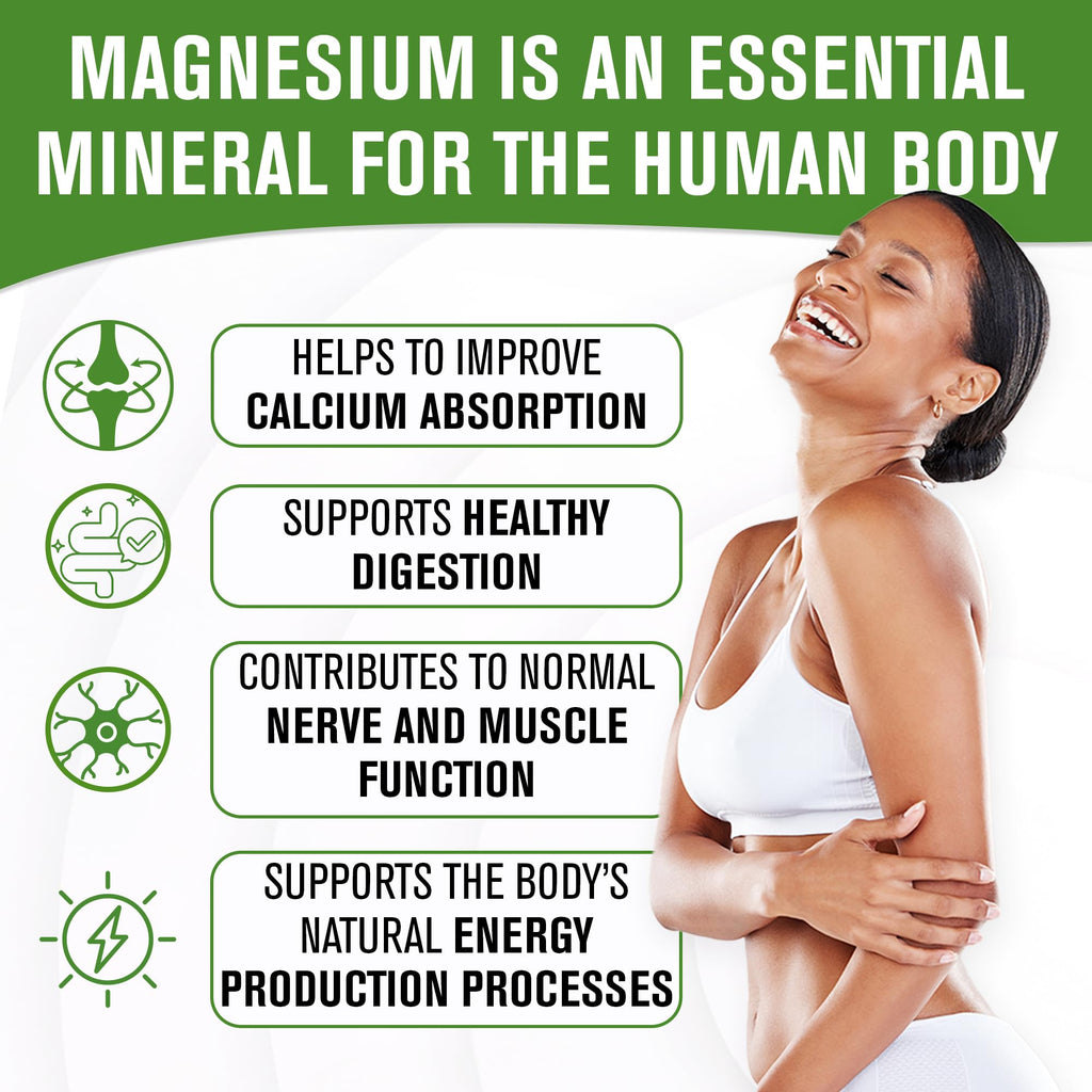 NaturalSlim MagicMag Pure Magnesium Citrate Powder – Strawberry Lime Drink Mix (8oz, 2 Pack)