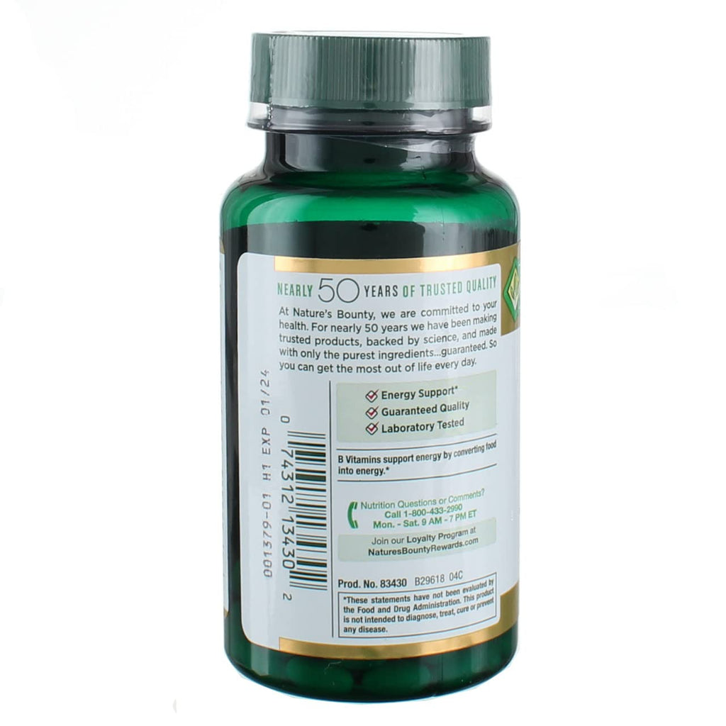 Nature's Bounty Biotin 5000 mcg Liquid Softgels – Pack of 3 (72 ea)