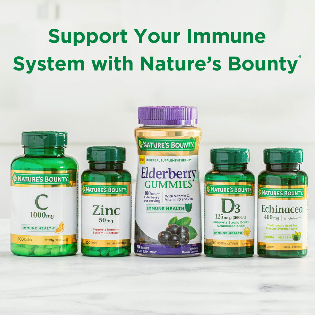 Nature's Bounty Vitamin D3 1000 IU Softgels – 350 Count