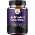Natures Craft Activated Charcoal Pills Detox & Cleanse – 1200 mg per Serving, 180 Count