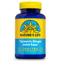 Nature's Life Turmeric Ginger Joint Ease | Non-GMO | 100 Gelatin Capsules