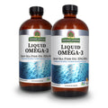 Nature's Answer Liquid Omega-3 | Deep Sea EPA/DHA Fish Oil | Gluten-Free 16oz Pack of 2