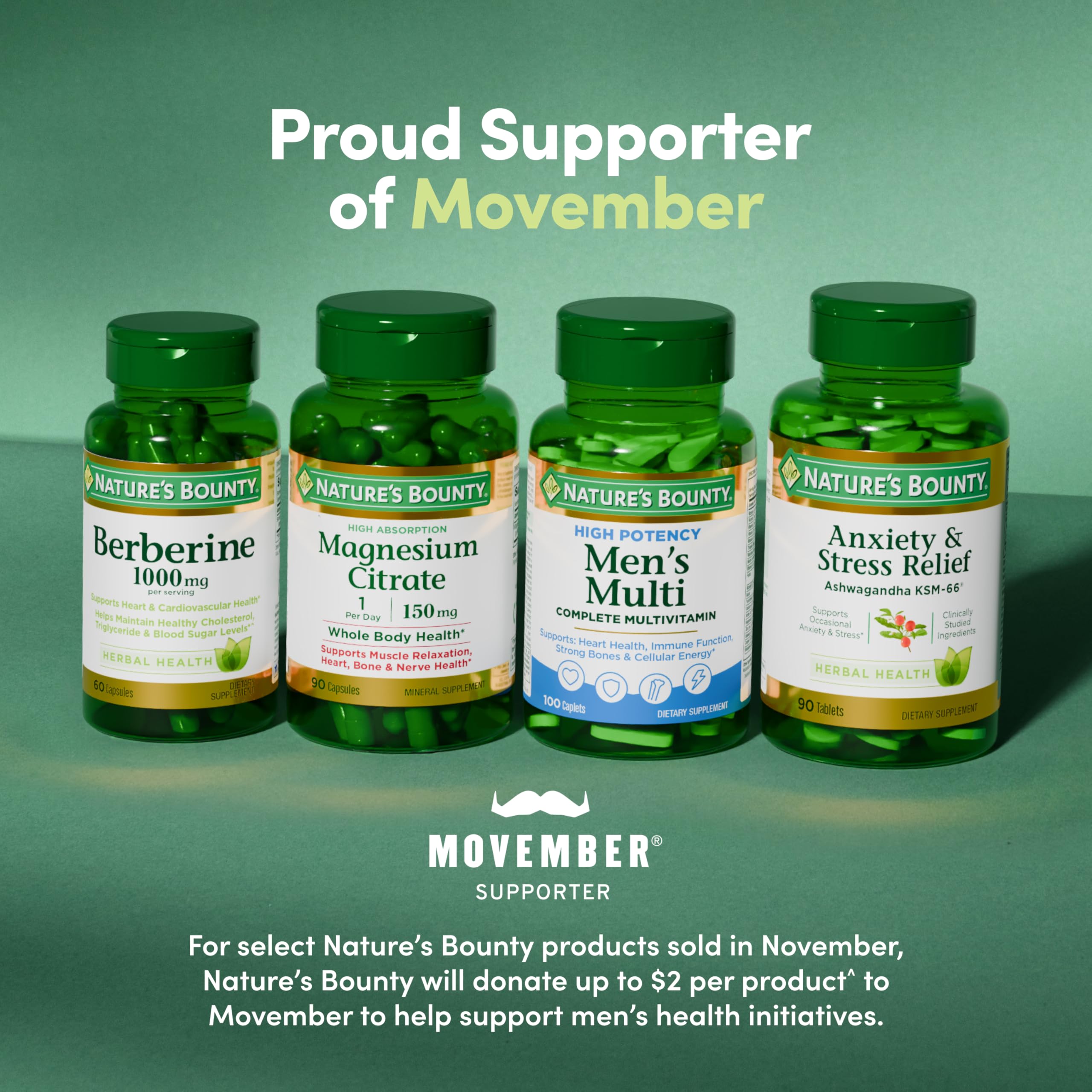 Nature's Bounty Magnesium 400 mg Softgel - Whole Body Support (75 softgels)