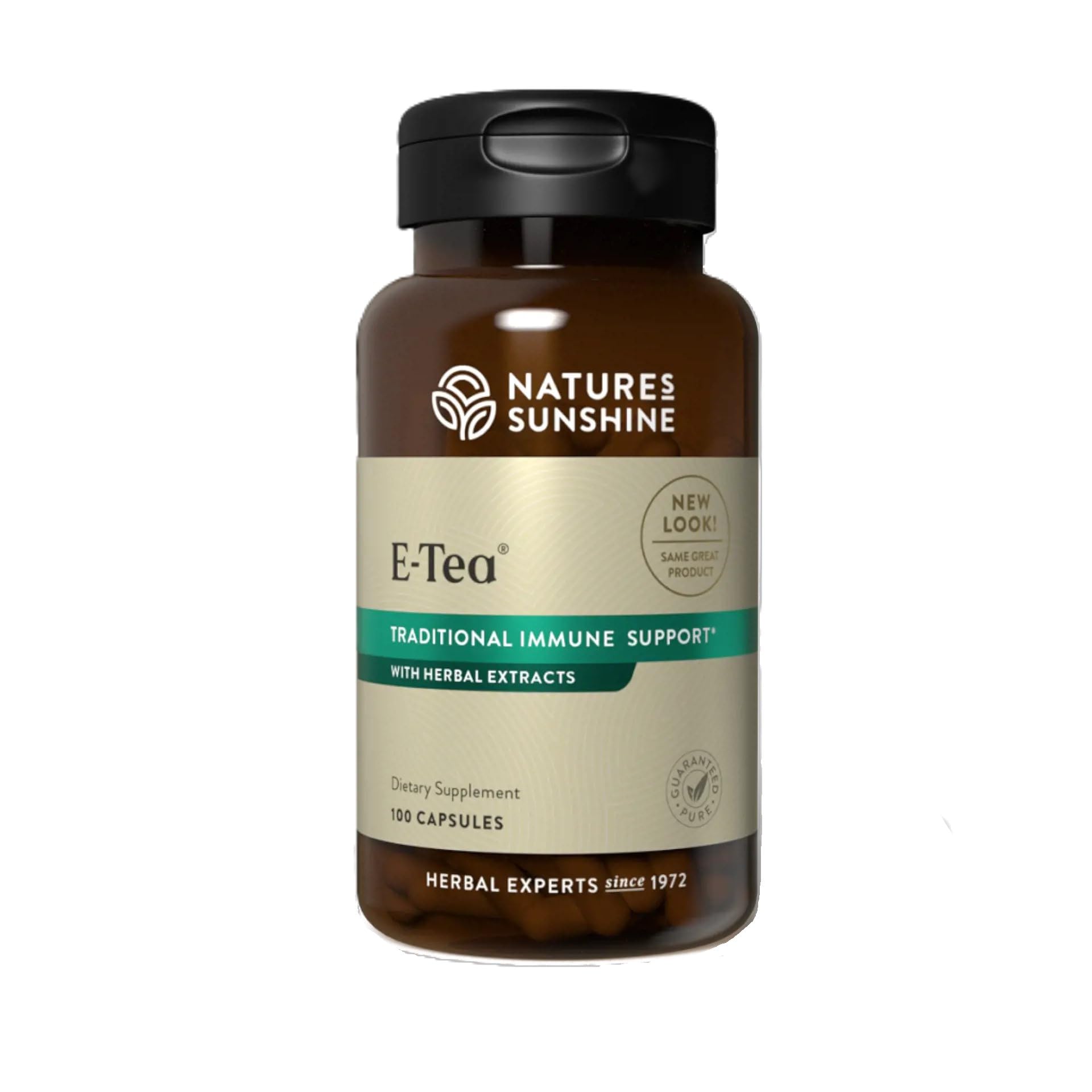 Nature's Sunshine E-Tea Capsules (100 Count) – Immune Support