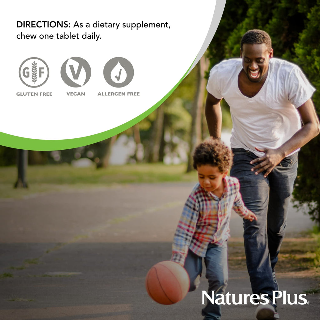 NaturesPlus Vitamin C 500 mg Chewable (180 Tablets) | Immune Support