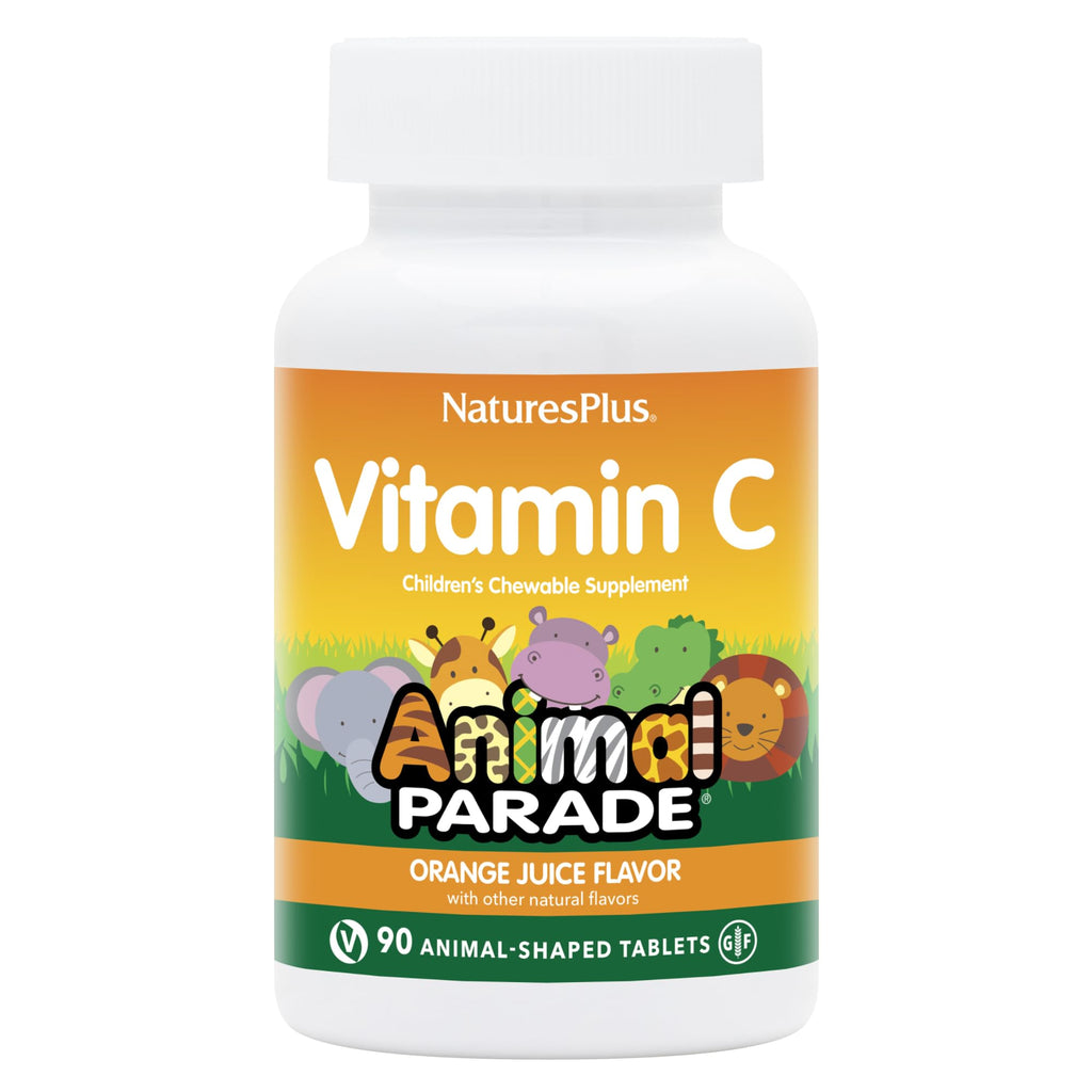 Nature's Plus Animal Parade Vitamin C Kids Chewables – Orange Flavor, 2-Pack