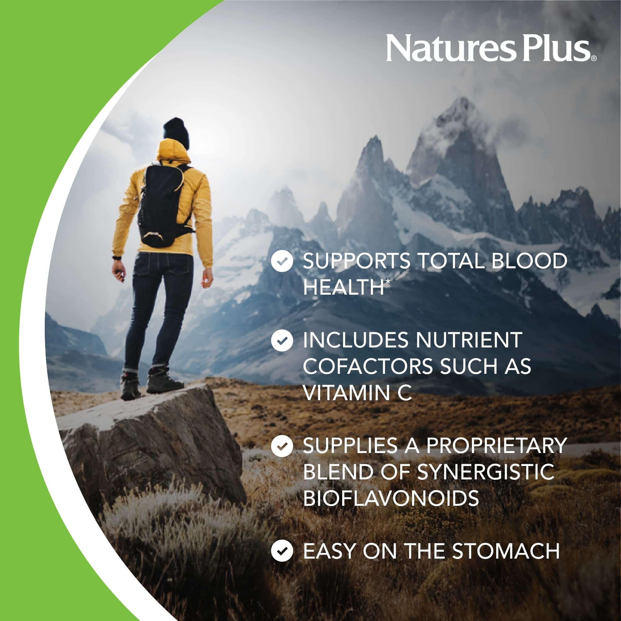 NaturesPlus Hema-Plex Iron – 60 Slow-Release Mini-Tabs (85 mg Chelated Iron) – Vegan & Gluten Free | 30 Servings