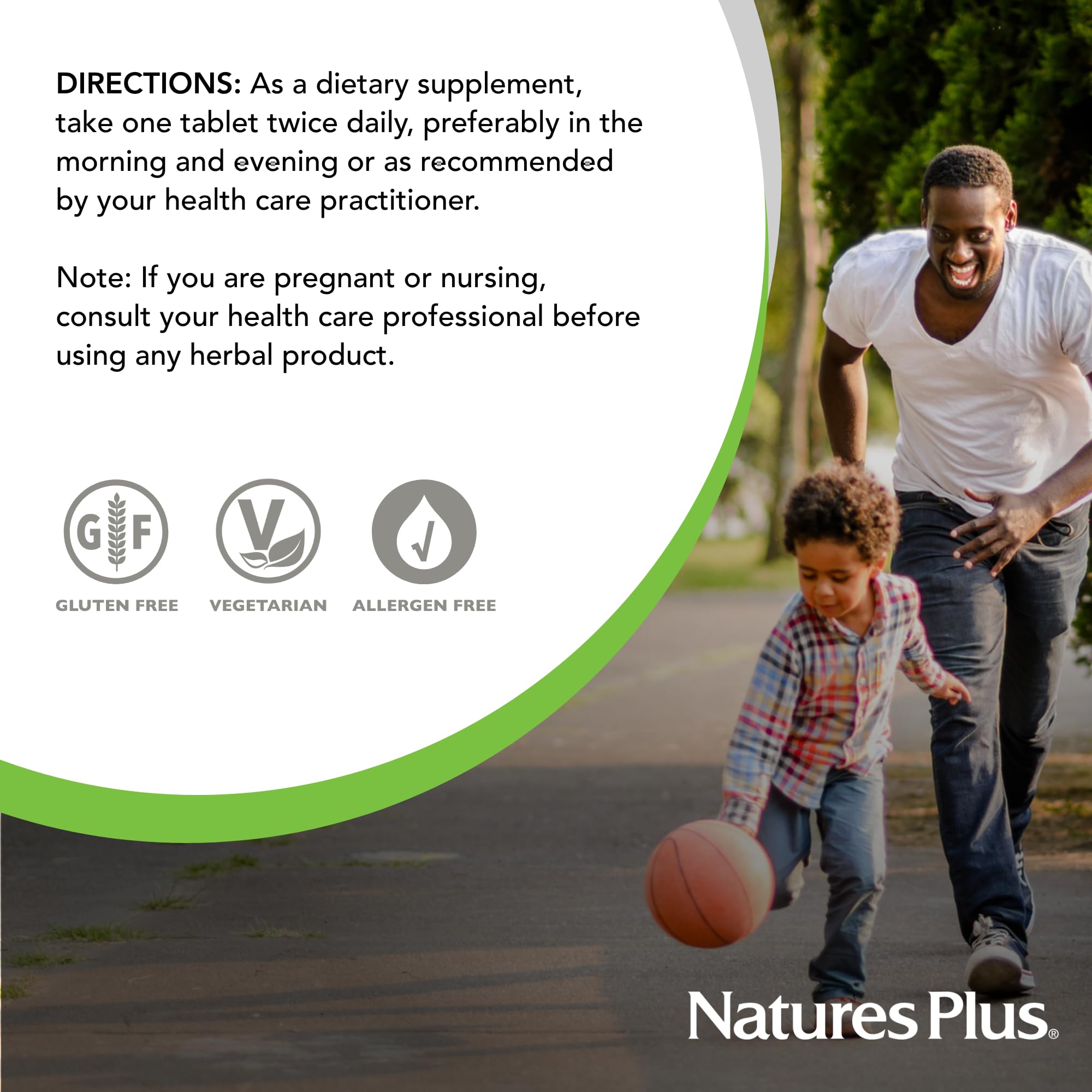 NaturesPlus Herbal Actives St. John’s Wort Extended Release — 120 Servings (60 Tablets x 2) | Vegetarian & Gluten Free