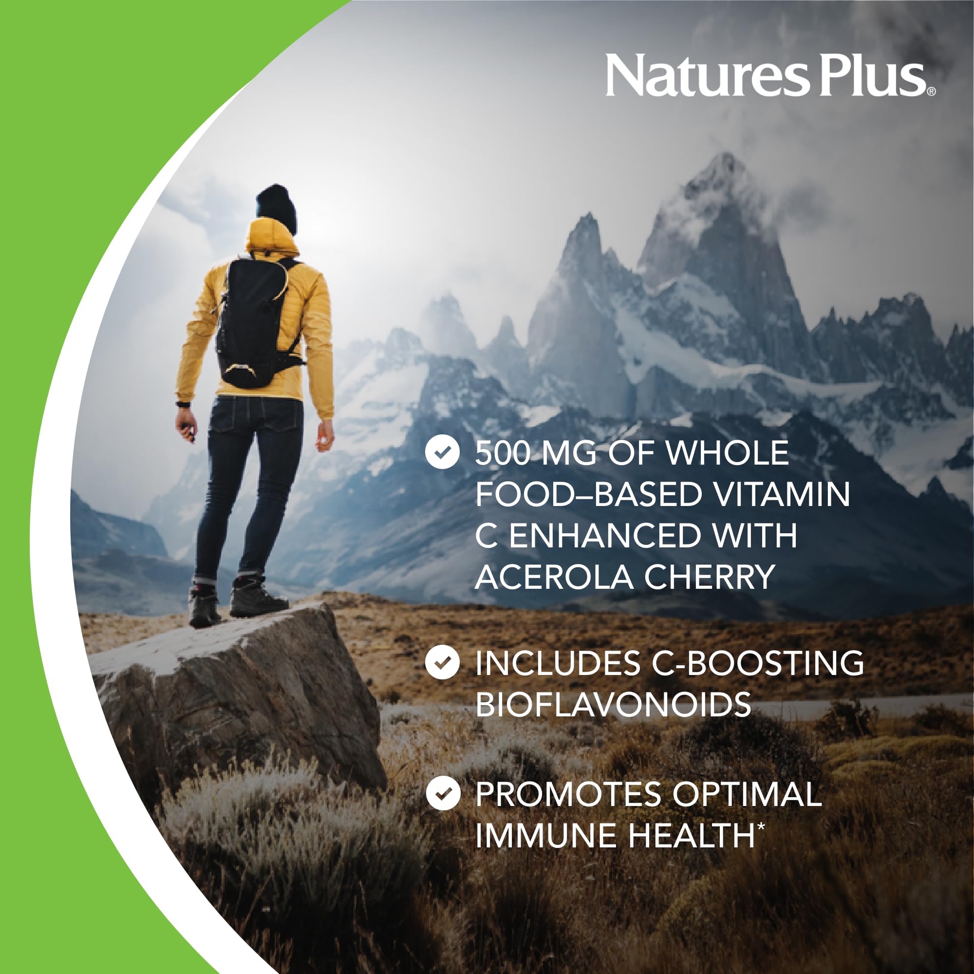 NaturesPlus Immune Vitamin C Citrus - 100 Chewables | High-Potency Immune Support