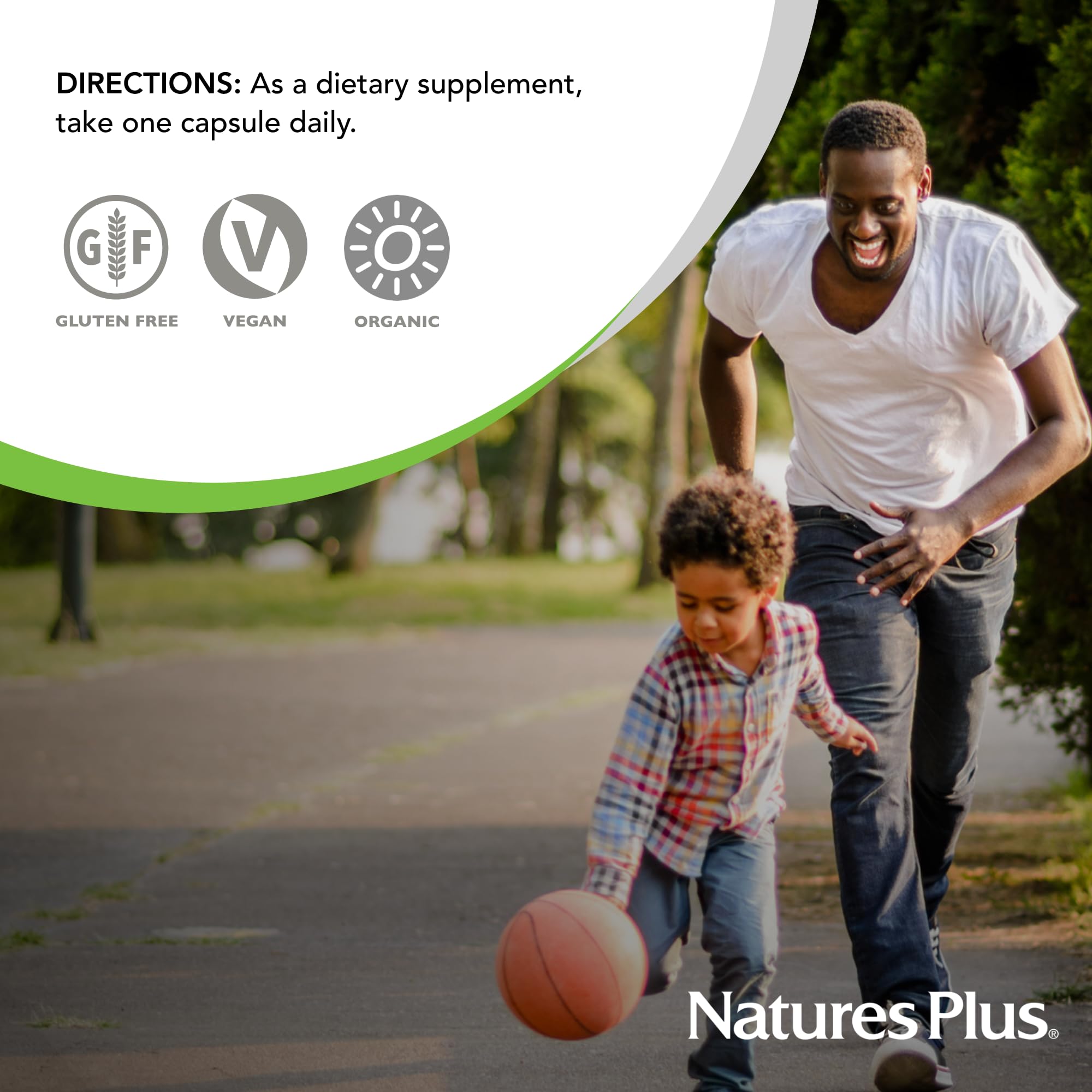 NaturesPlus Source of Life Garden Vitamin D3 & K2 – 60 Vegan Capsules | Bone, Immune & Mood Support | Gluten Free