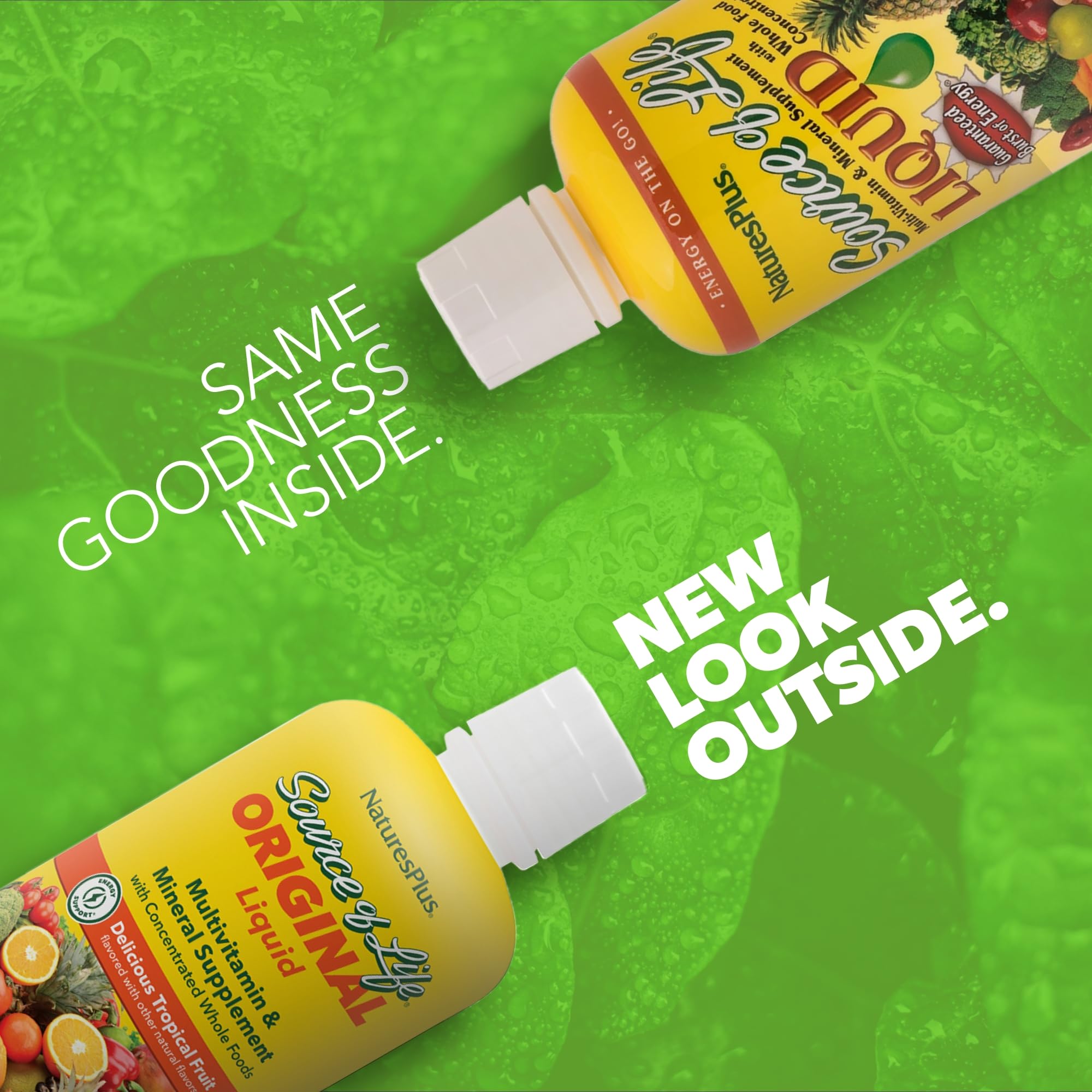 Nature's Plus Source of Life Liquid — Tropical Fruit Flavor, 30 oz Wholefood Energy Booster