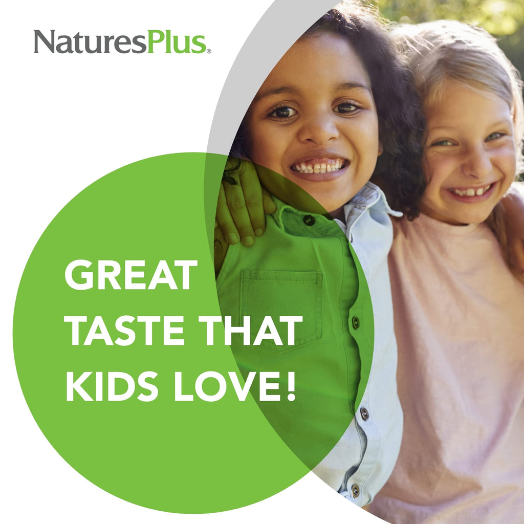 NaturesPlus Animal Parade Tooth Fairy Chewables – Natural Vanilla, 90 Animal-Shaped Tablets