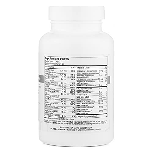 NBI Supreme Daily Multivitamin | 120ct Veggie Capsules | Vitamins A–B12