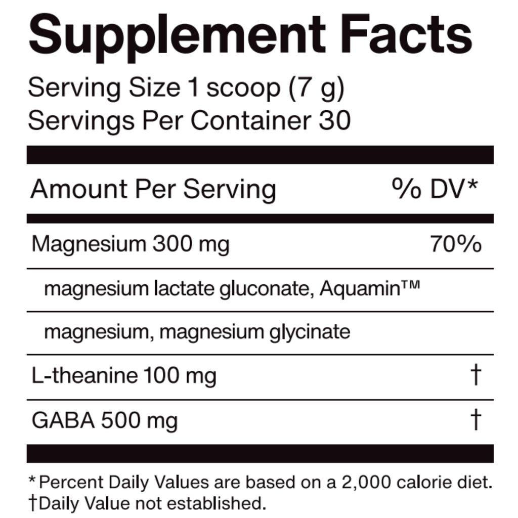 Ned mellö Magnesium Superblend Powder – Glycinate + L-Theanine, GABA, 70+ Minerals | Sleep, Relaxation & Balanced Energy | Unflavored, 30 Servings