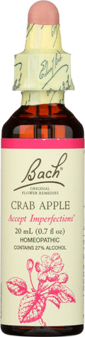 Nelson Bach Original Flower Remedies Crab Apple - Accept Imperfections 0.7 Fl Oz (20 mL) Pack of 1