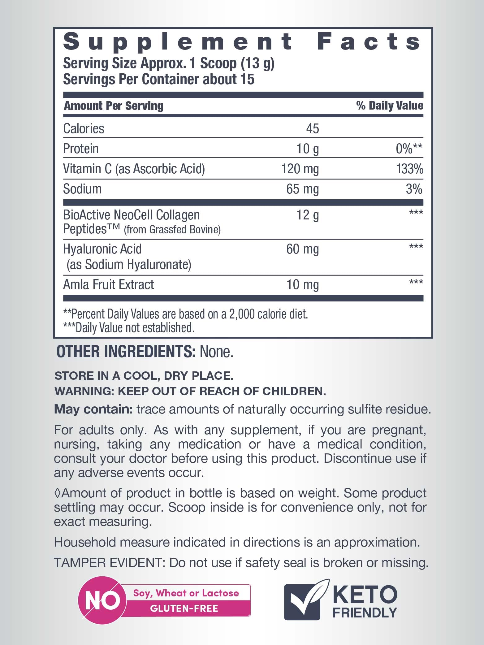 NeoCell Super Collagen Plus Powder with Vitamin C & Hyaluronic Acid