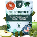 Sensory Scout NeuroBrocc Sulforaphane Gummies – Vegan Green Apple, 60 Gummies
