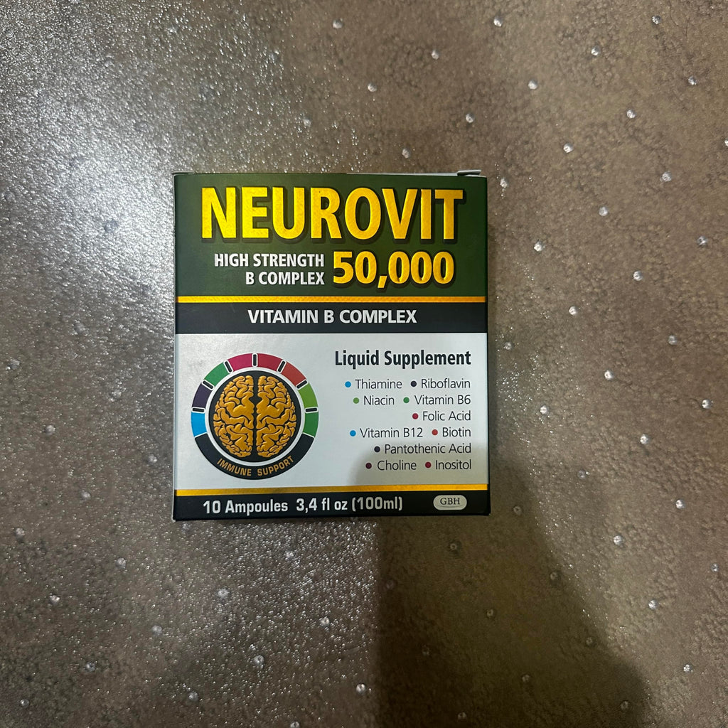 Neurovit 50,000 Vitamin B Complex Liquid – Brain & Nervous System Support