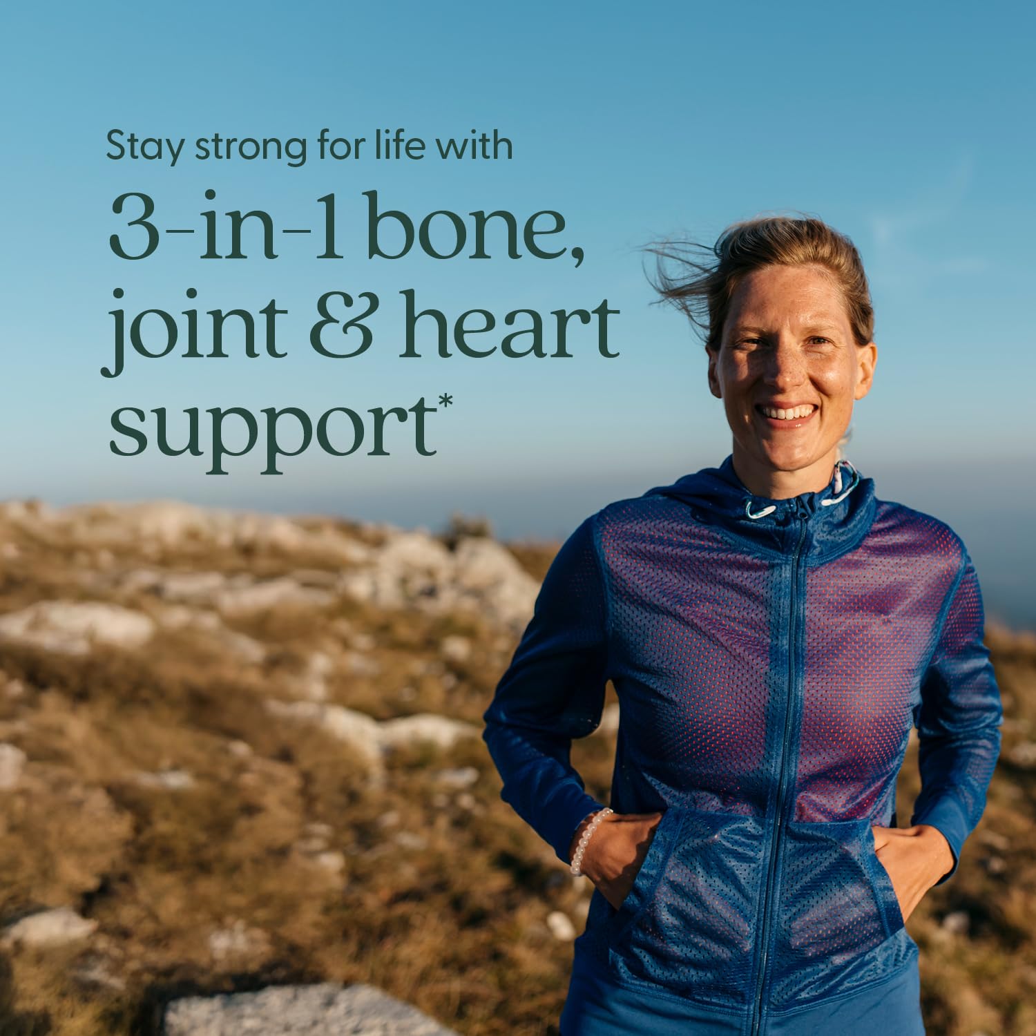 New Chapter Calcium Supplement – Organic Plant-Based Calcium with D3+K2 for Bone, Joint & Heart Support