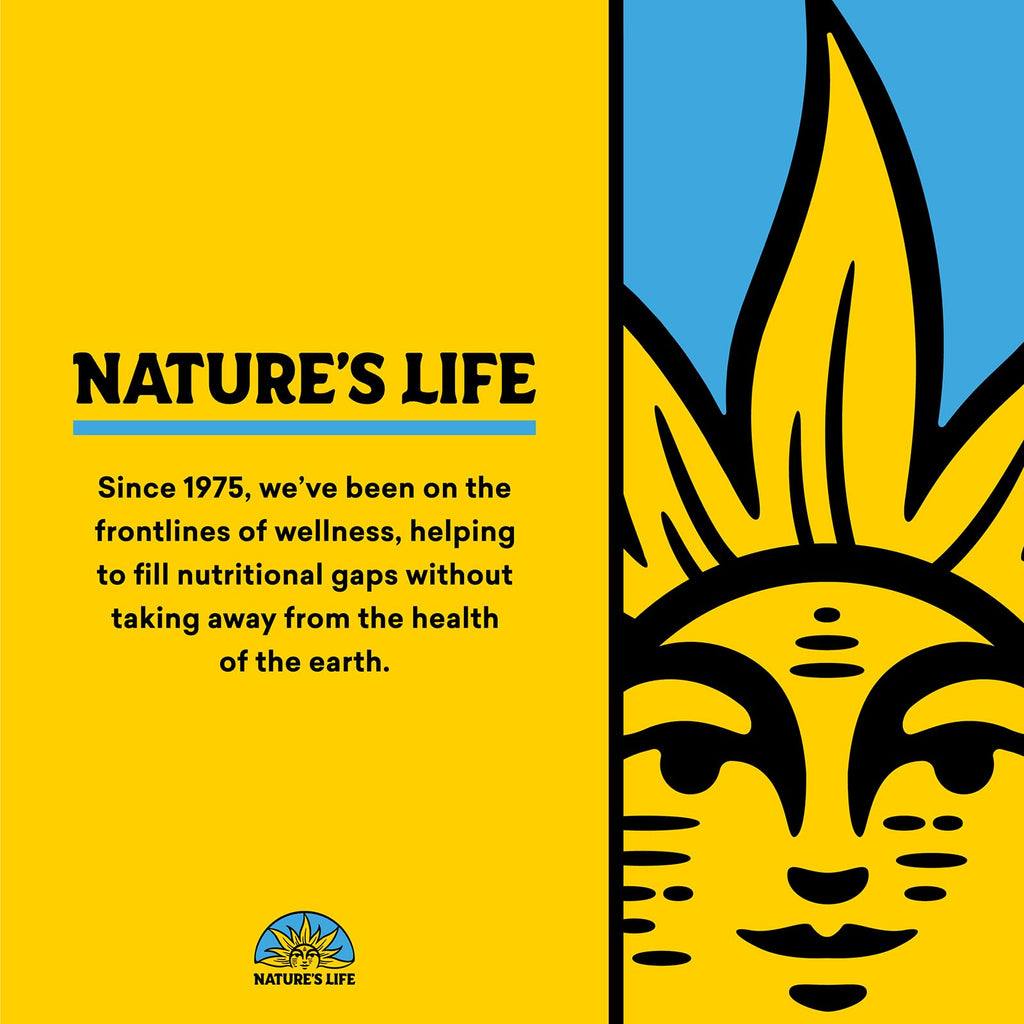 Nature's Life Niacinamide 1000mg No-Flush Niacin – B3 for Nerve, Energy & Metabolism | 60-Day Guarantee | 100 Servings