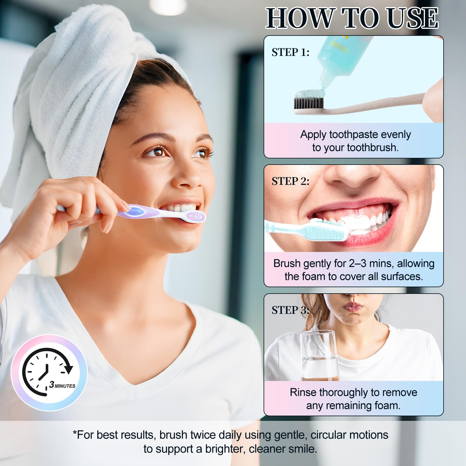 Niacinamide Whitening Toothpaste 7.6 Oz – Fresh Breath & Enamel Protection