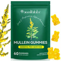 NIFEISHI Mullein Gummies for Lungs – 2000mg Mullein Leaf, Pear Flavor, 60 Gummies