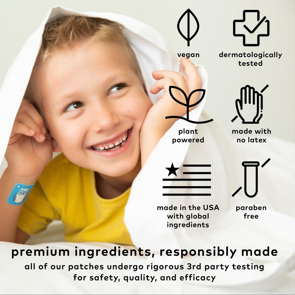The Good Patch Nite Owl Patch – Natural Sleep Support for Kids (36 Patches)