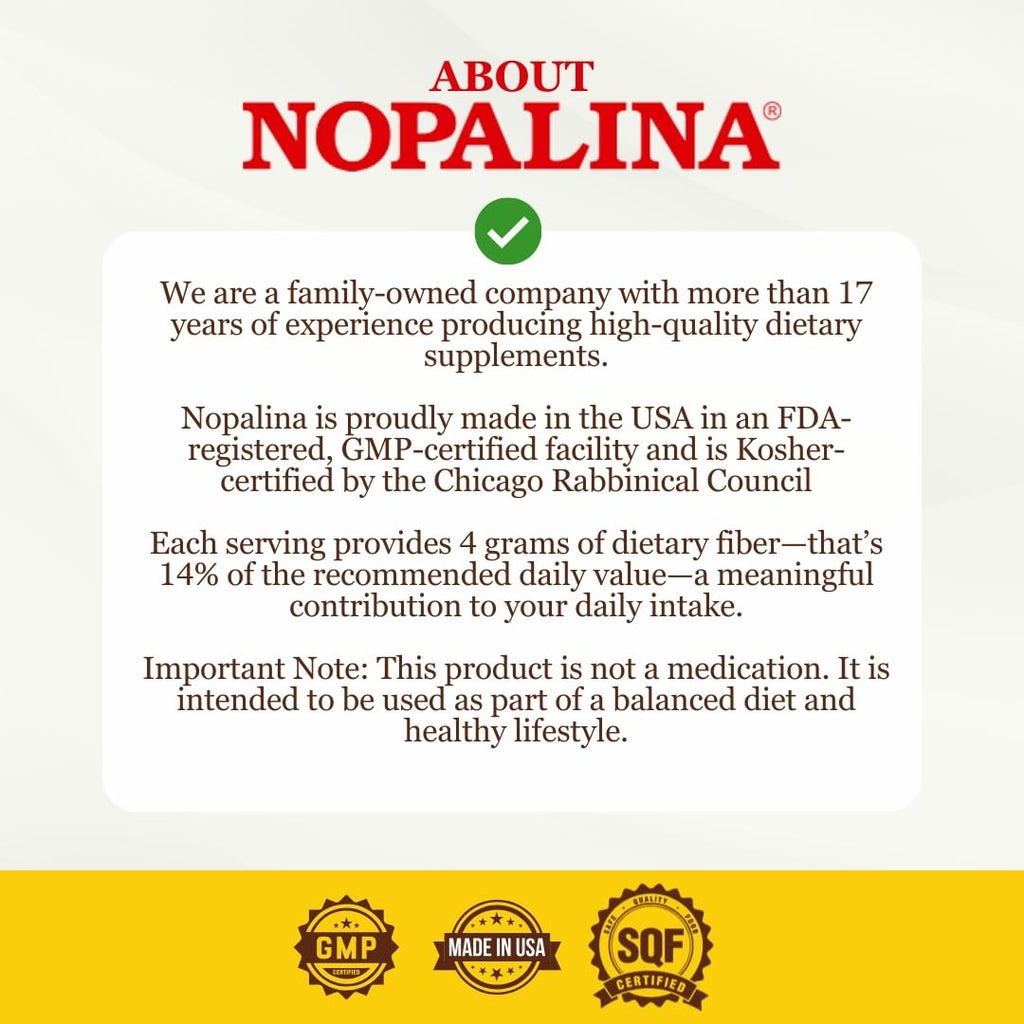 Nopalina Flax Seed Capsules 240 Capsules – Digestive Health & Fiber Support