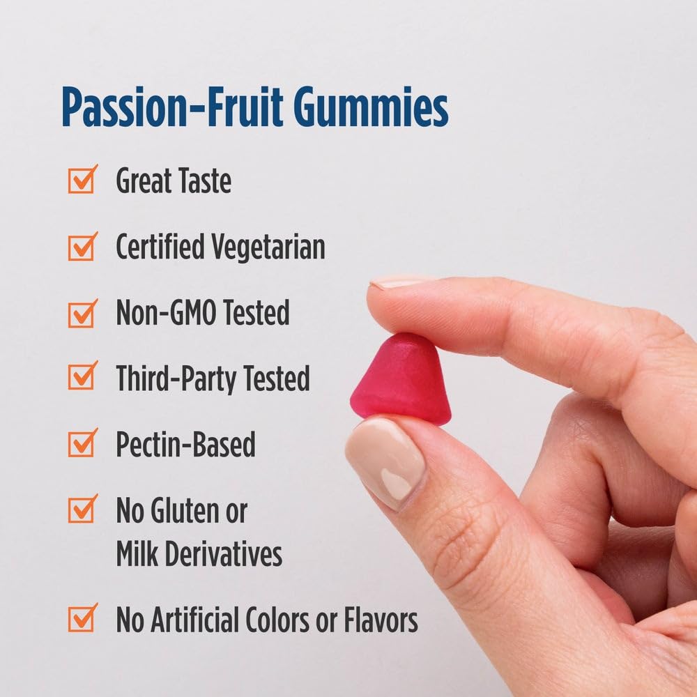 Nordic Naturals Vitamin D3 5000 Gummies – Passion Fruit (30 Servings) | Vegetarian & Non-GMO