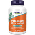 NOW Foods Potassium plus Iodine - Electrolyte Balance and Thyroid Support - 180 Tablets