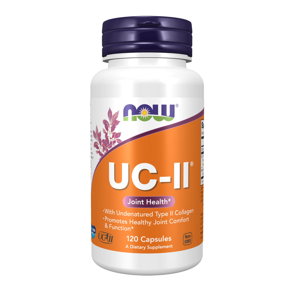 NOW Foods UC-II Type II Collagen – Undenatured Type II, 120 Veg Capsules