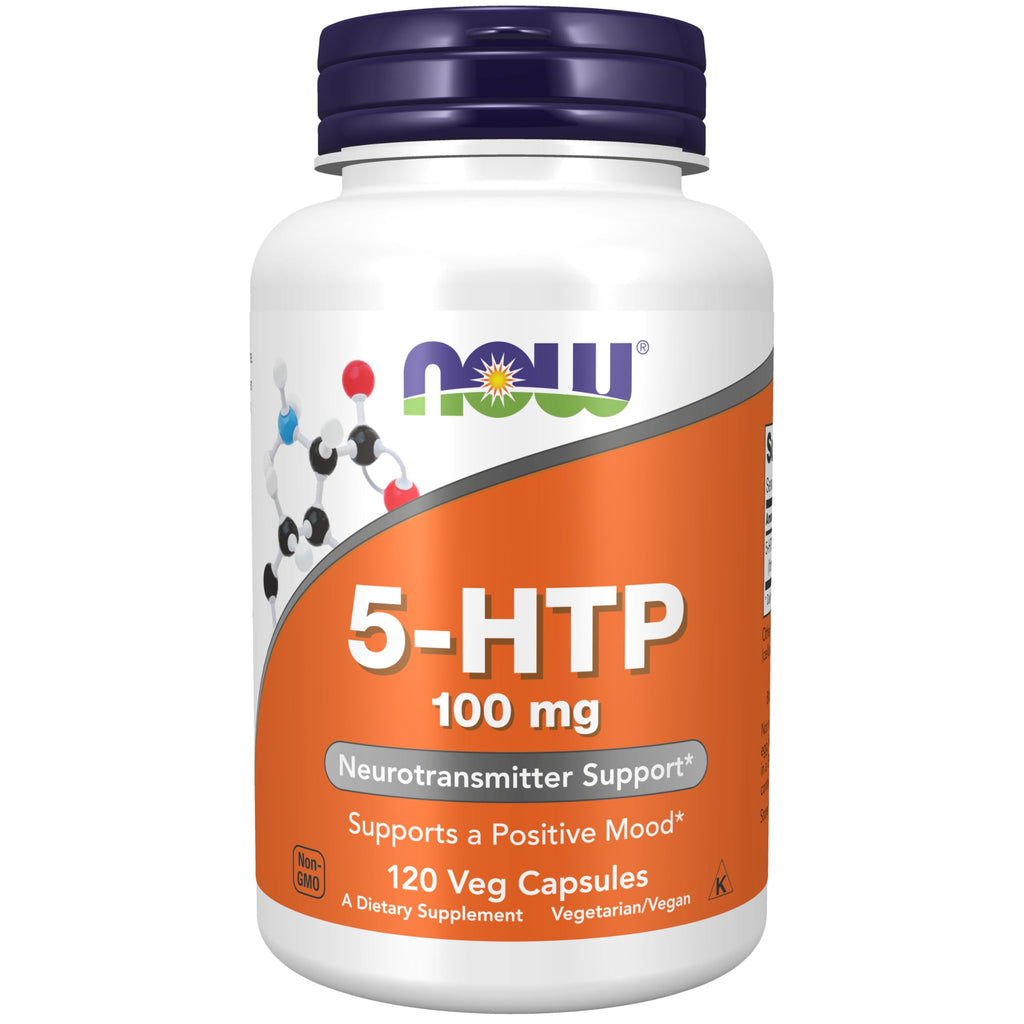 NOW Supplements 5-HTP 100 mg – Neurotransmitter Support, Veg Capsules