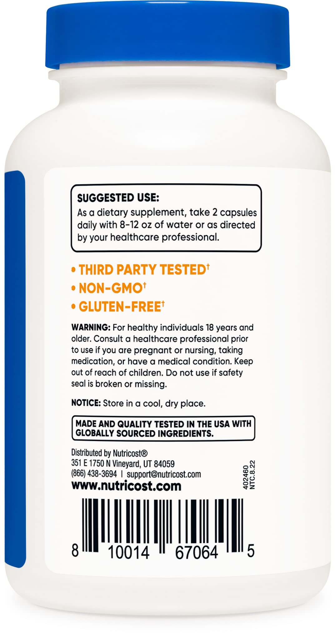 Nutricost Cat's Claw 1000mg - 120 Vegetarian Capsules | Non-GMO & Gluten Free