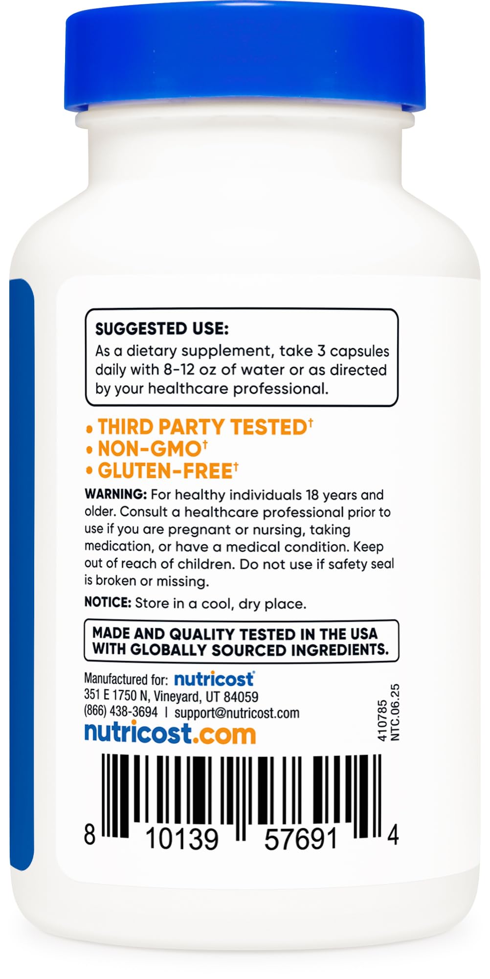 Nutricost Chitosan Supplement (1,200mg) – 120 Capsules | 40 Servings | Gluten & GMO-Free