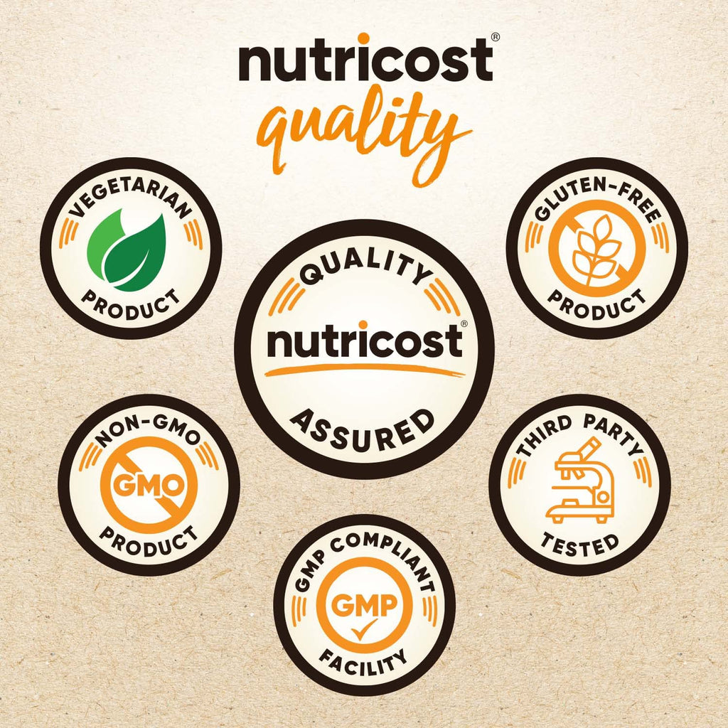 Nutricost Fiber Capsules – Prebiotic Fiber with Organic Psyllium Husk & Organic Jerusalem Artichoke, 300 Caps, 60 Servings, Gluten Free