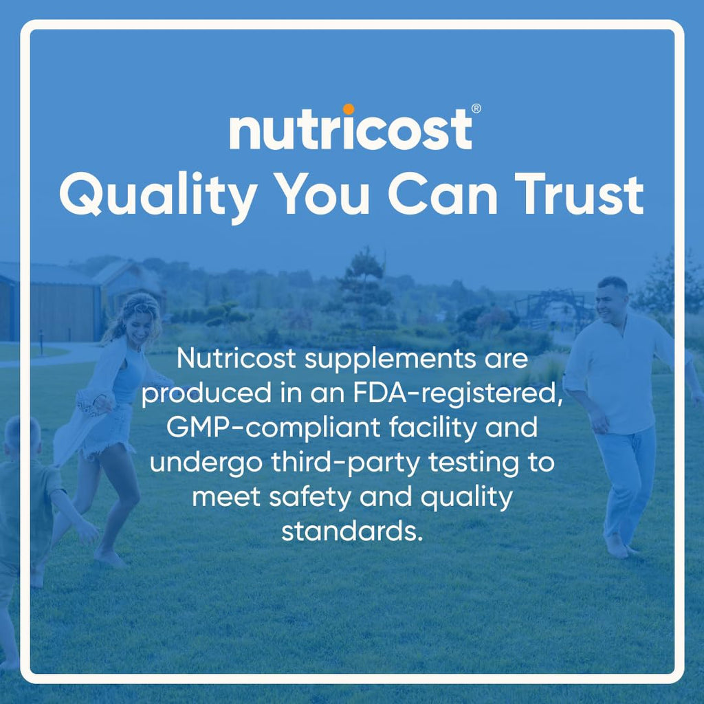 Nutricost Glutathione Capsules 500mg – 240 Count | Gluten Free & Non-GMO