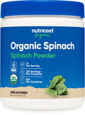 Nutricost Organic Spinach Powder 8oz – USDA Organic, Non-GMO, 56 Servings