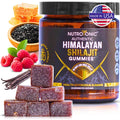 NutroTonic Organic Himalayan Shilajit Gummies – Raspberry Vanilla, Manuka Honey MGO +263 | Made in USA | 30 Gummies