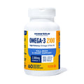 Oceanblue Omega-3 2100-60 Count – Triple-Strength Burpless Fish Oil (EPA, DHA & DPA) Orange, 30 Servings