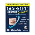 OCuSOFT Lid Scrub Original – 30 Count with 5 Extra Pads | Doctor-Recommended Eyelid Cleanser