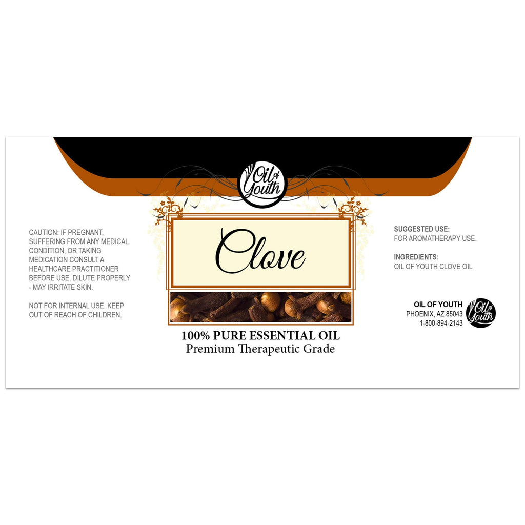 Oil of Youth Clove Essential Oil – 16oz Bulk, Pure Therapeutic Grade