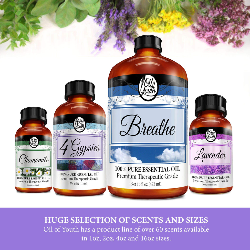 Oil of Youth Tea Tree Essential Oil - 8 Fl Oz Bulk | Pure, Diffuser-Quality