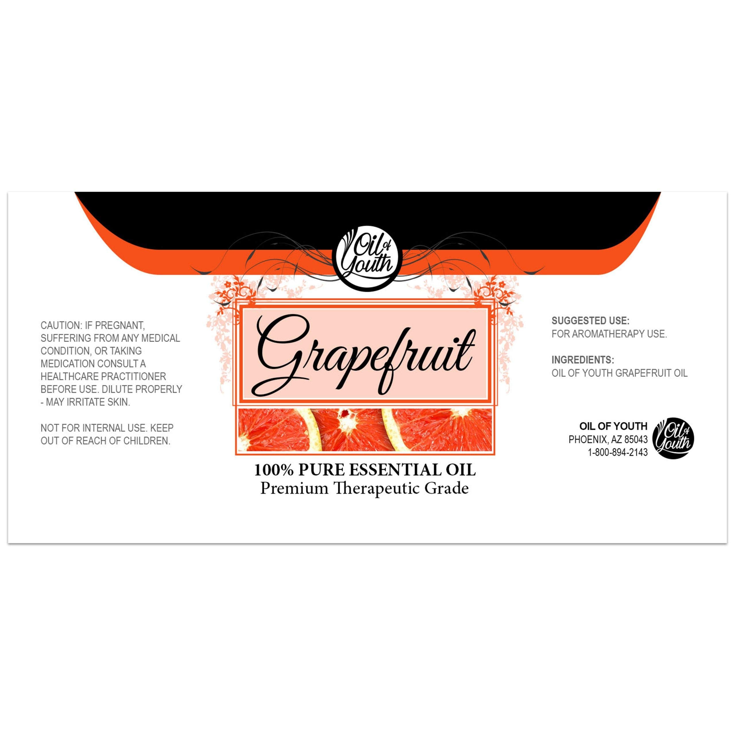 Oil of Youth Grapefruit Essential Oil 16oz – Pure Therapeutic Grade