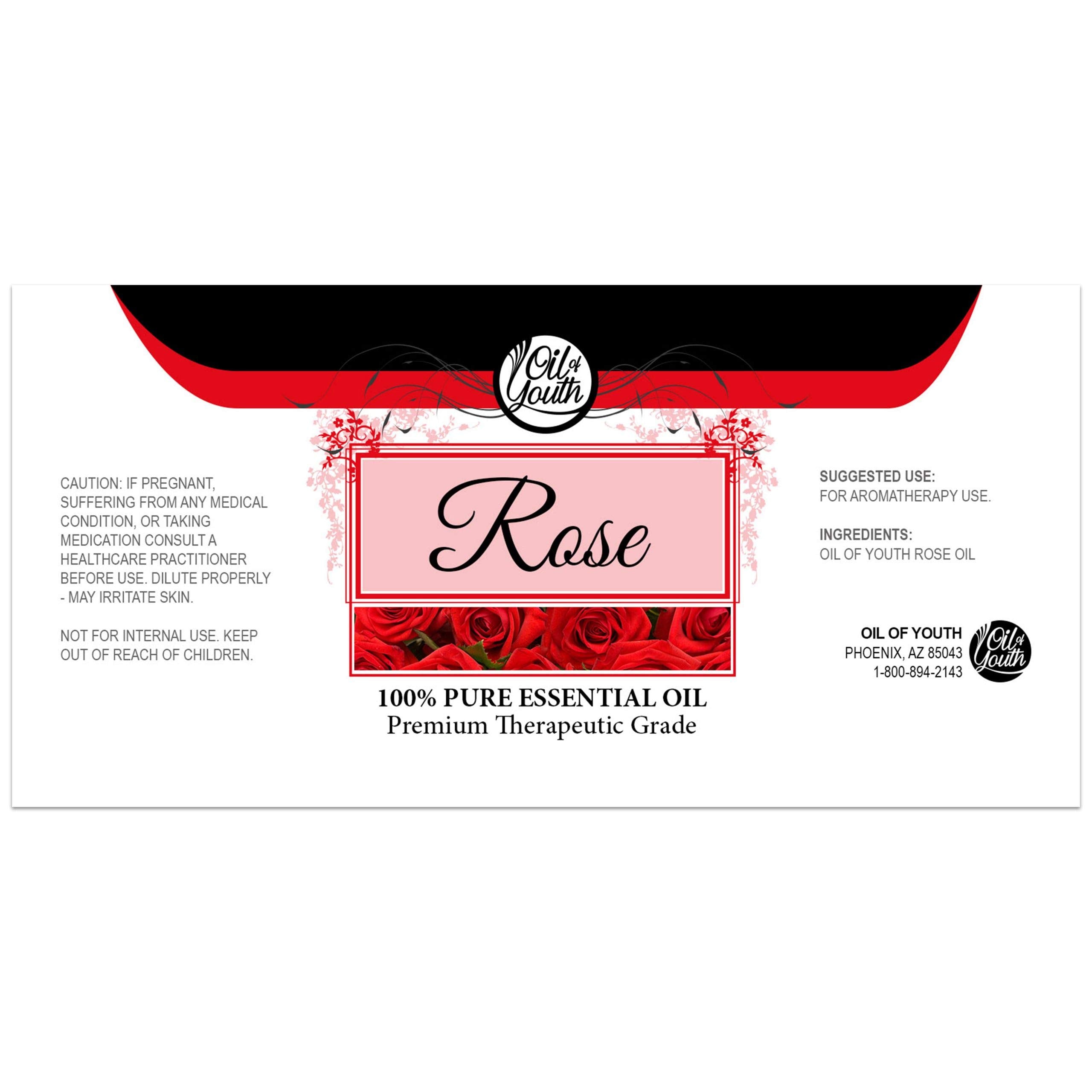 Oil of Youth Rose Essential Oil (8oz) – Pure Aromatherapy Grade